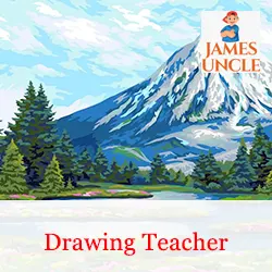 Drawing teacher Mrs. Poushali Dey in Bidhangarh